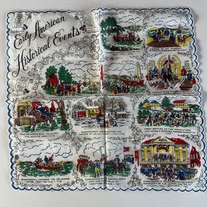 Vintage souvenir hankie